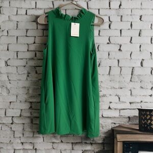 Sugar Lips Green Sleeveless Dress